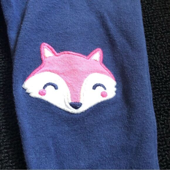 CARTER’S blue foxes print pants pjs size 24 months - Picture 2 of 5